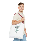 Protect Black Peace Tote Bag