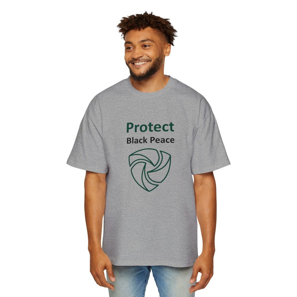 Protect Black Peace Heavy Oversized Tee