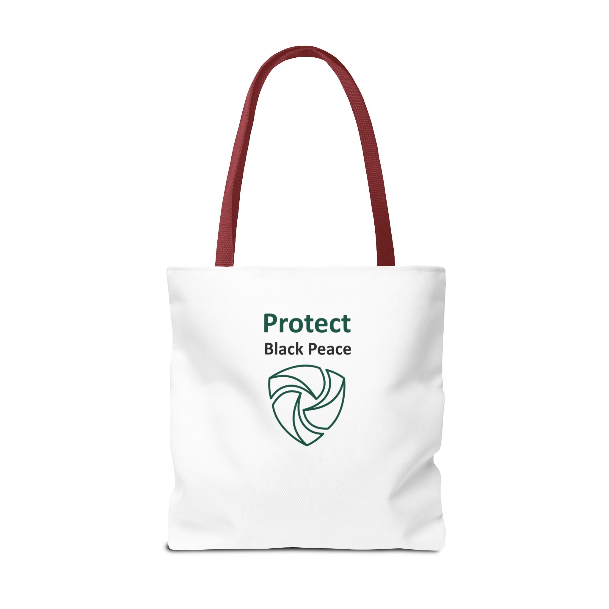 Protect Black Peace Tote Bag