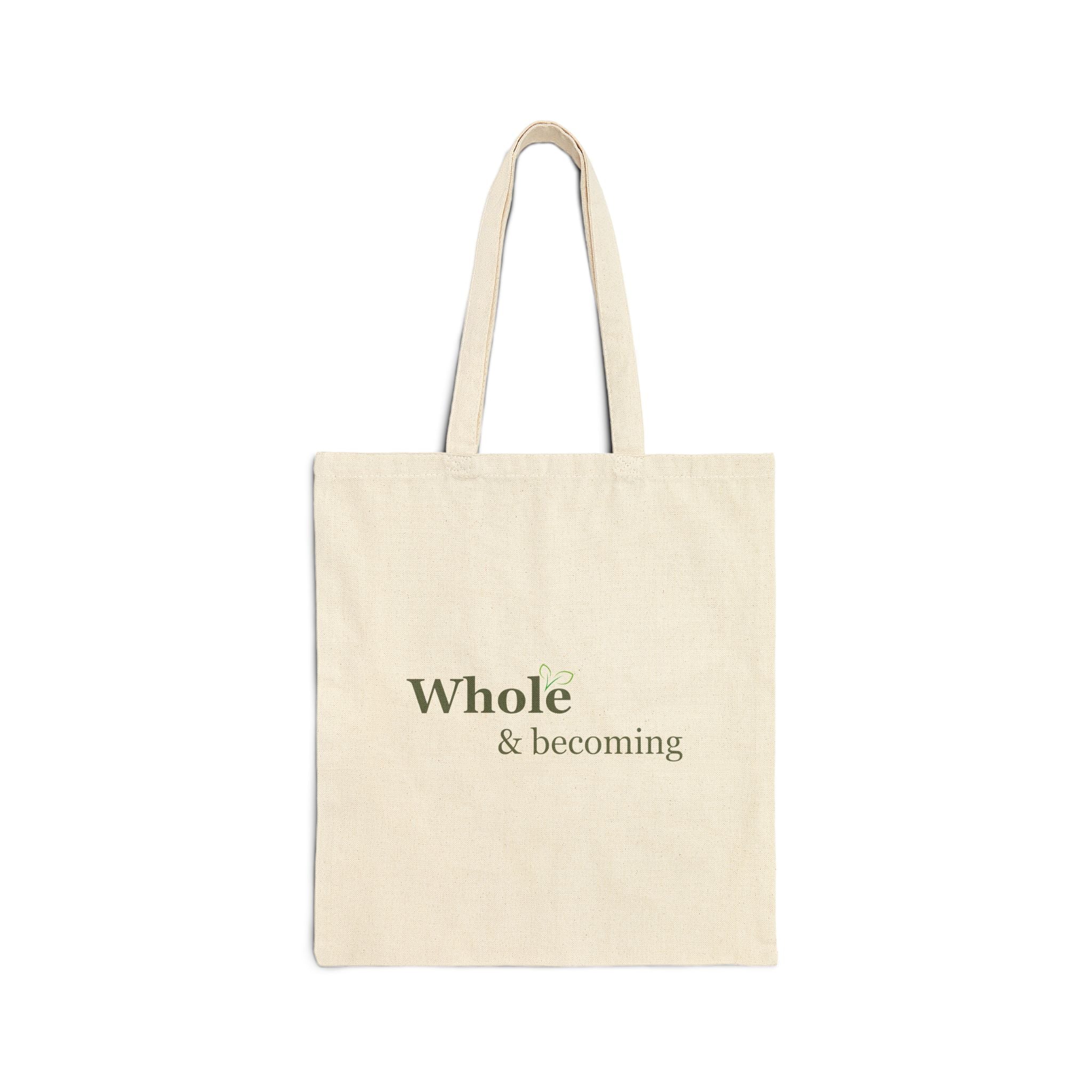 Cotton Canvas Tote Bag