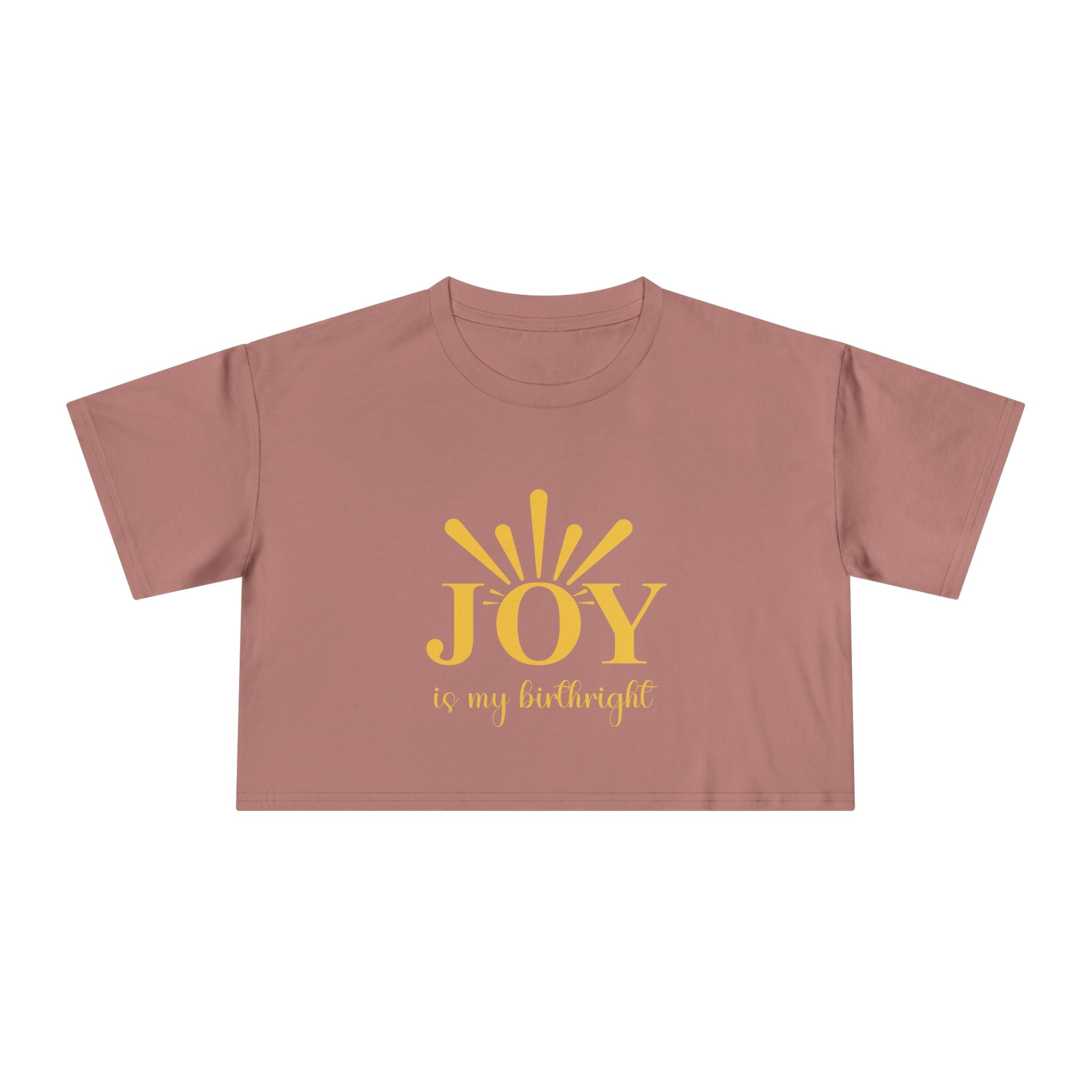 Joy Is My Birthright Crop Tee