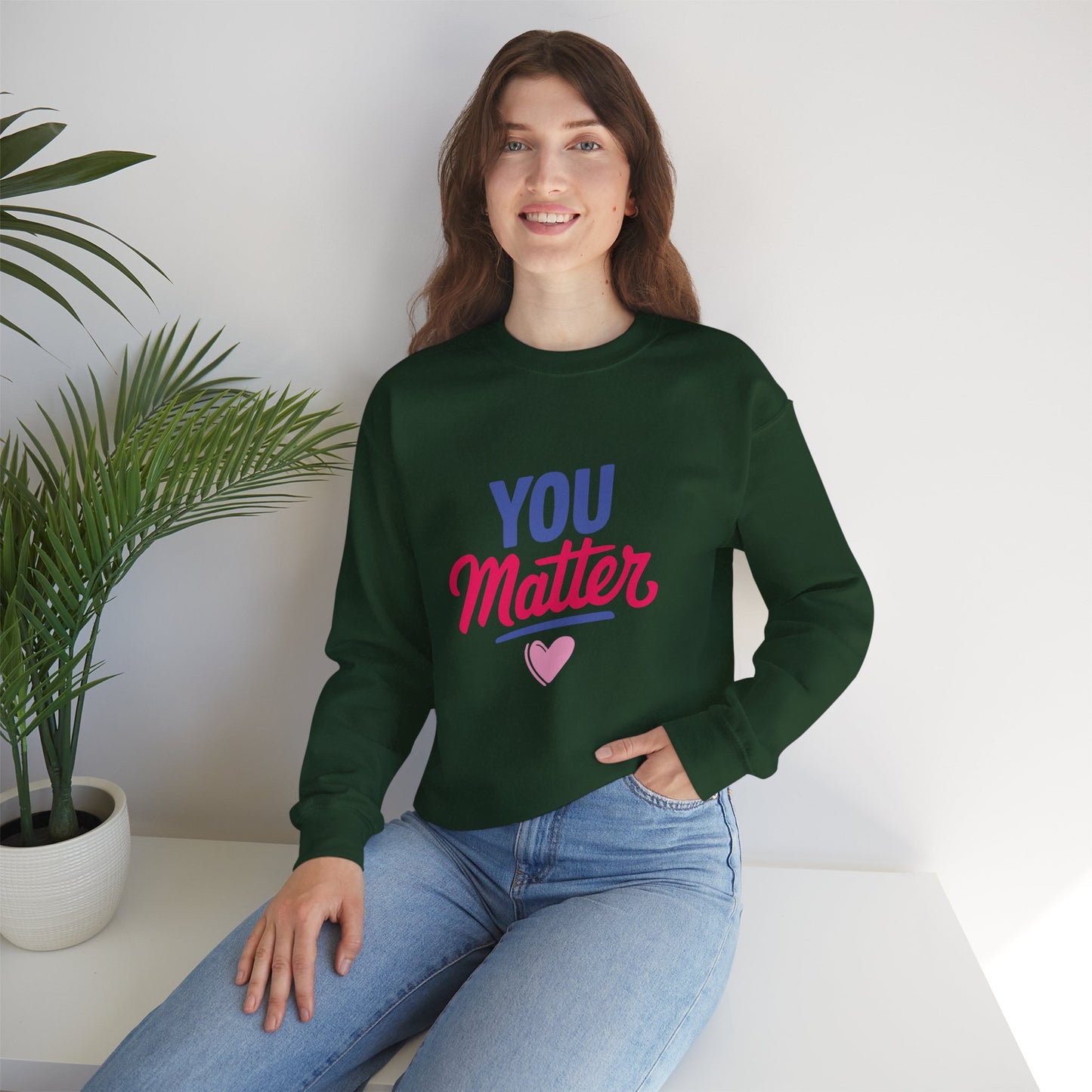 Unisex Heavy Blend™ Crewneck Sweatshirt-You Matter
