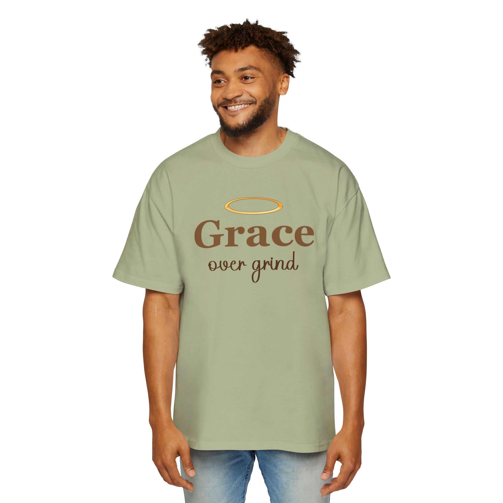 Grace Over Grind Oversized Tee