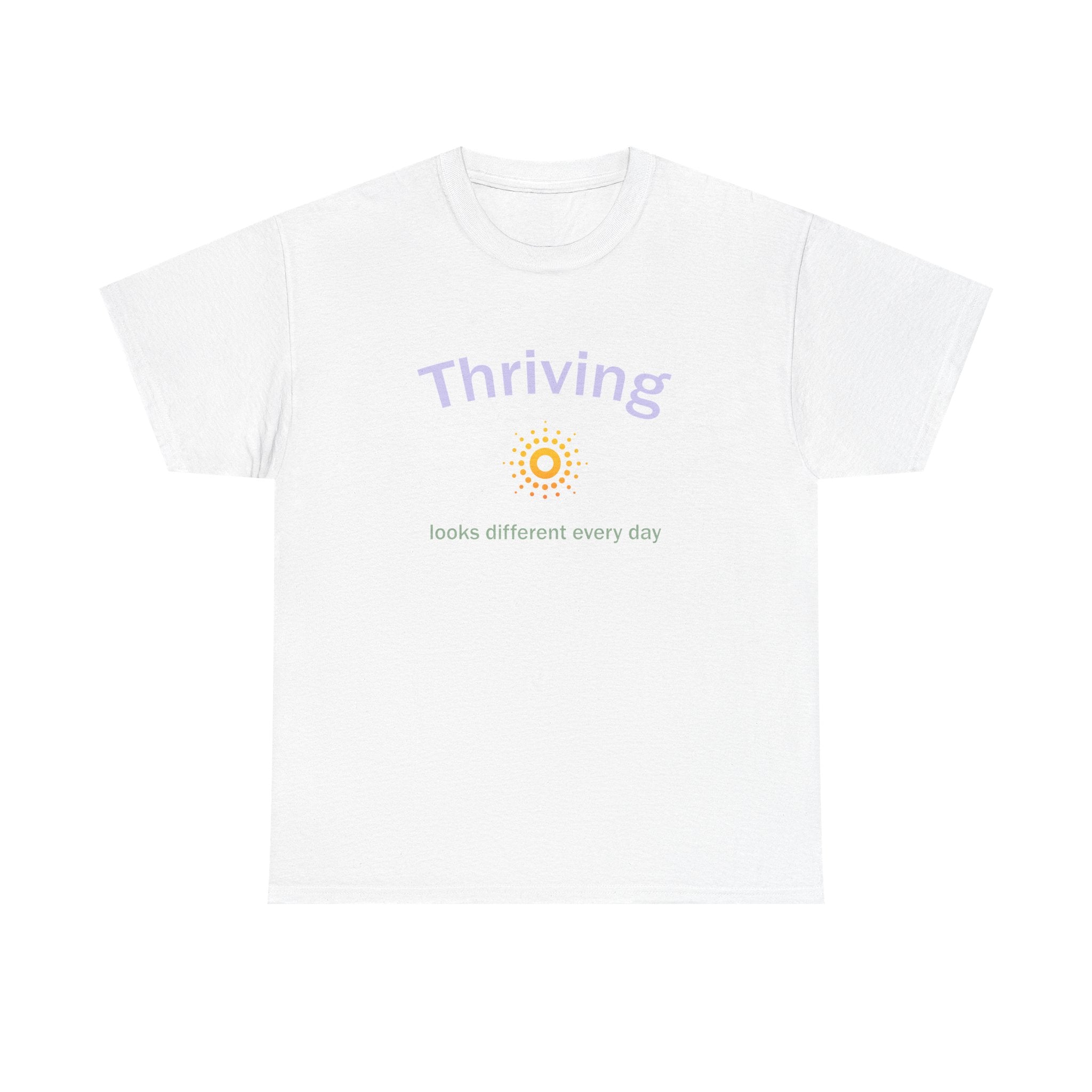 Thriving Looks Different Heavy Cotton Tee