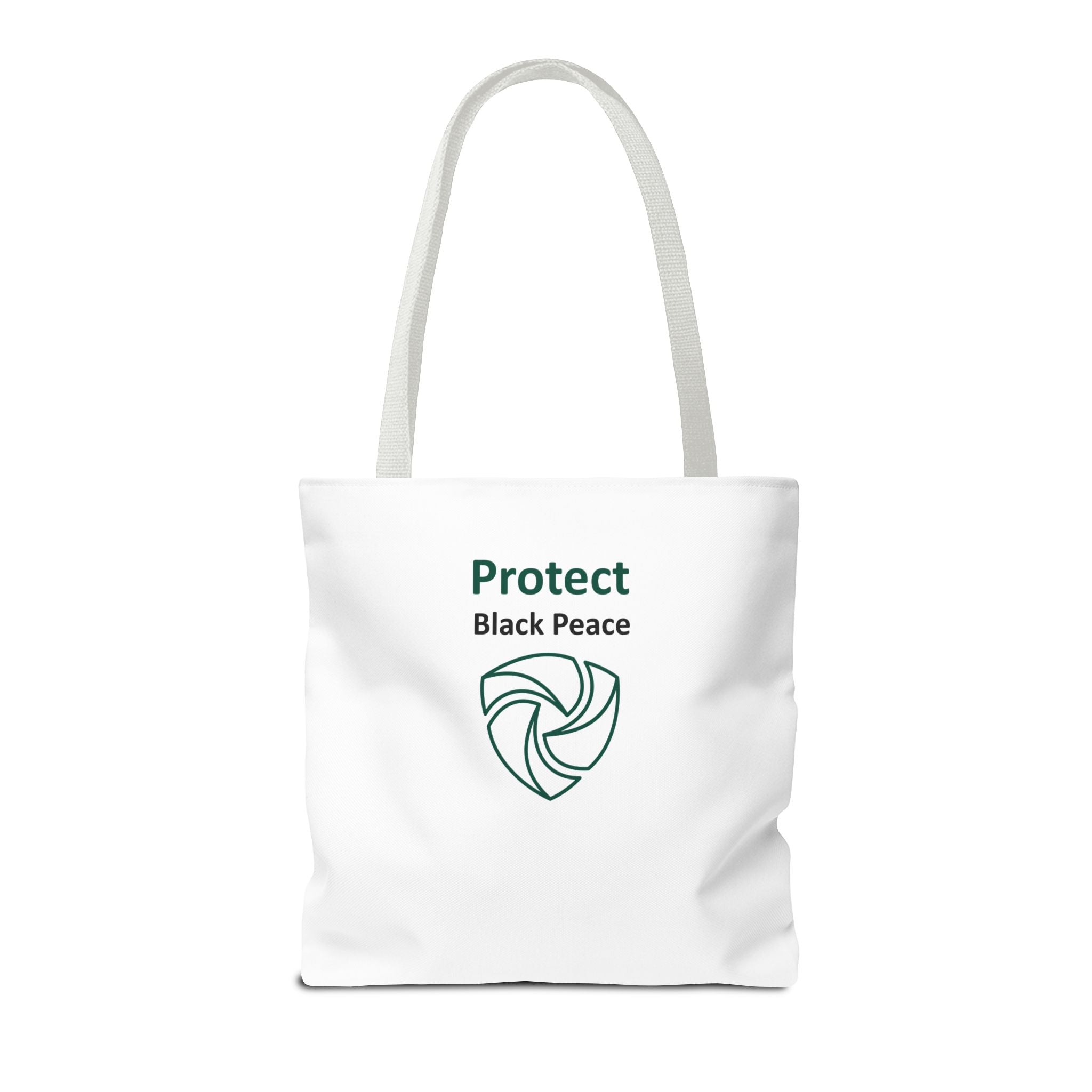 Protect Black Peace Tote Bag