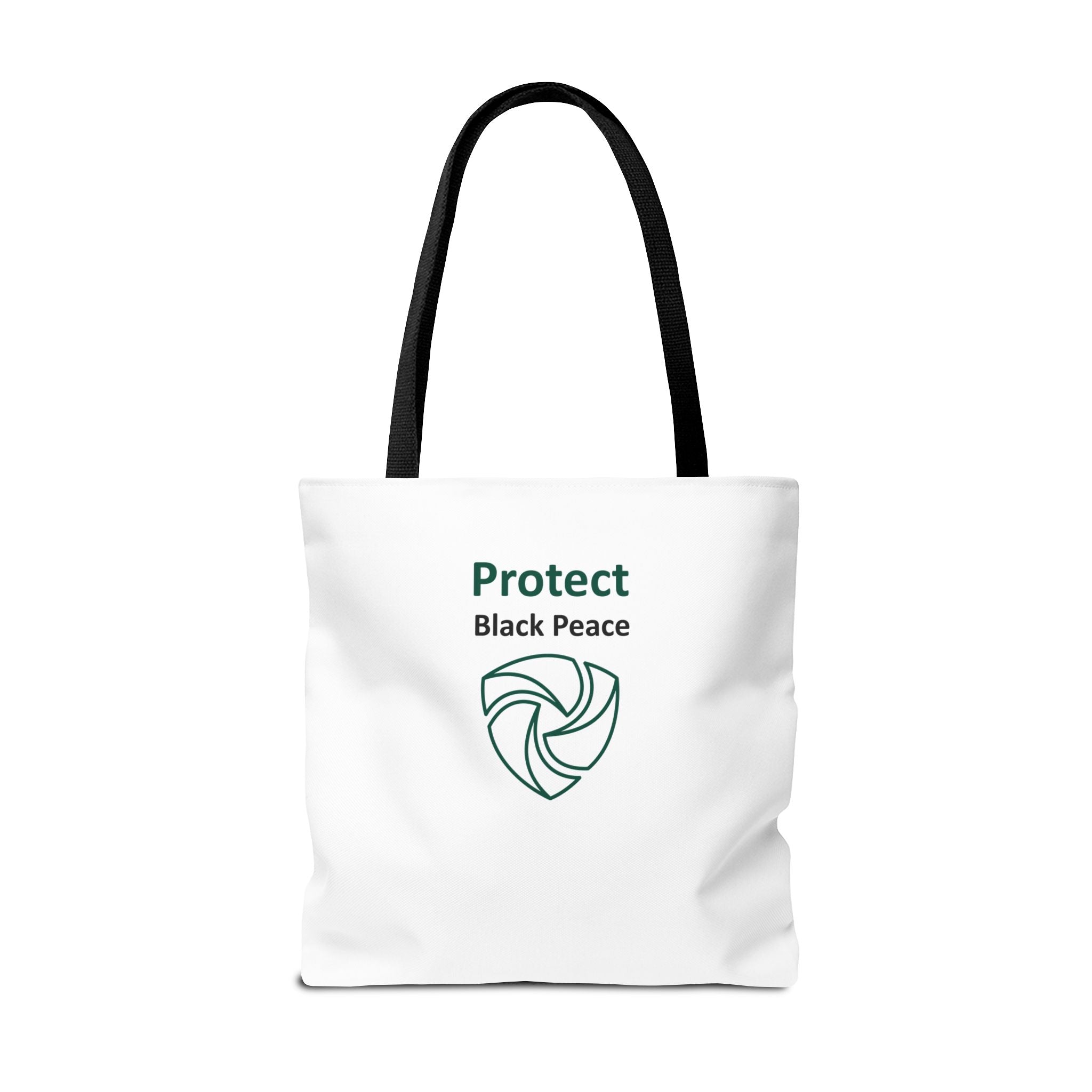 Protect Black Peace Tote Bag