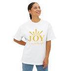 Joy Is My Birthright Oversized Boxy Tee
