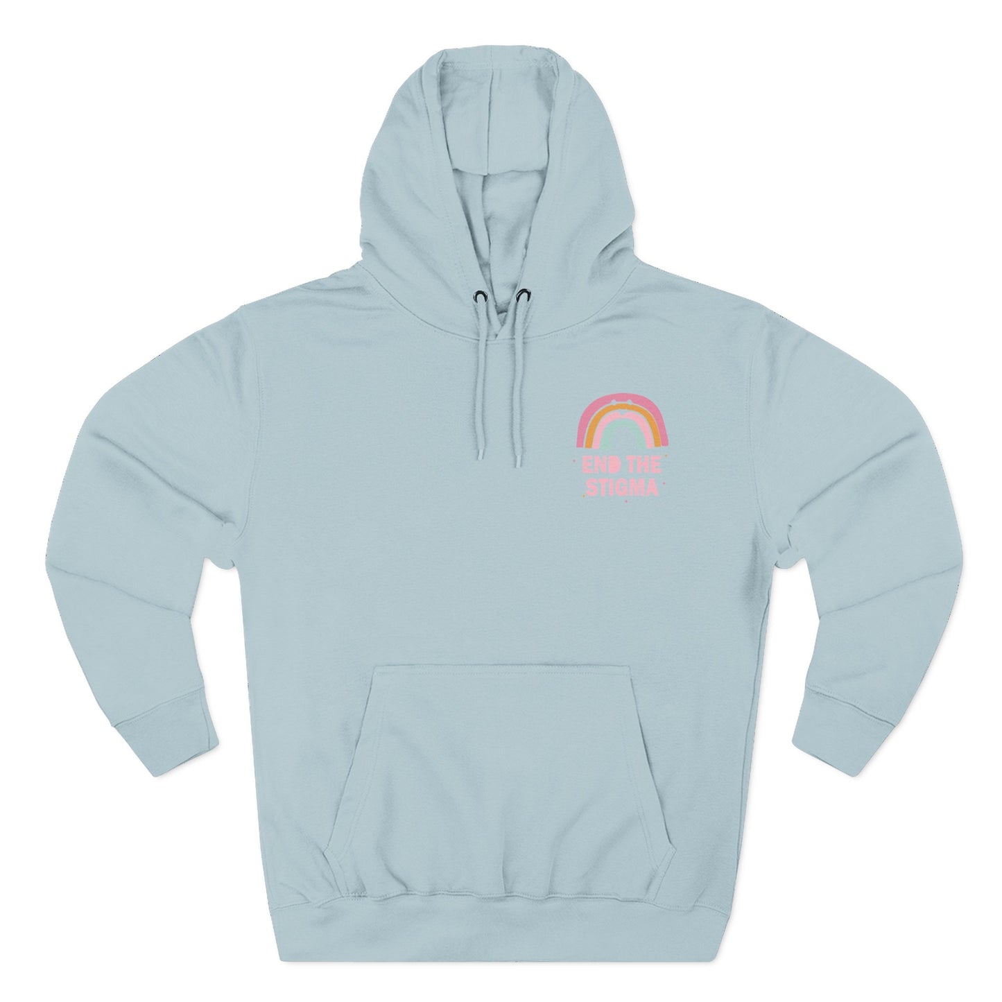 Three-Panel Fleece Hoodie-End the Stigma