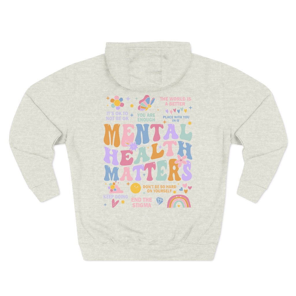 Three-Panel Fleece Hoodie-End the Stigma
