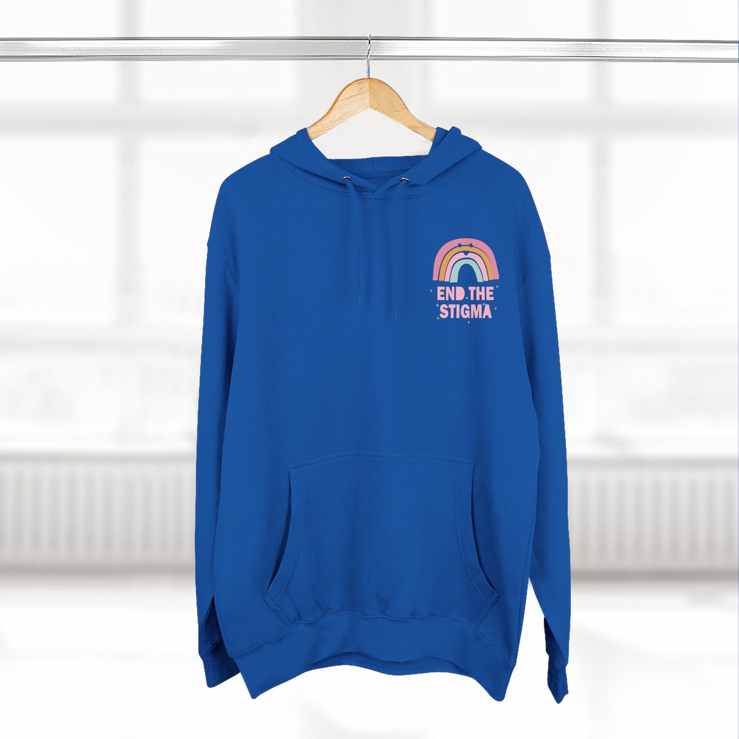 Three-Panel Fleece Hoodie-End the Stigma